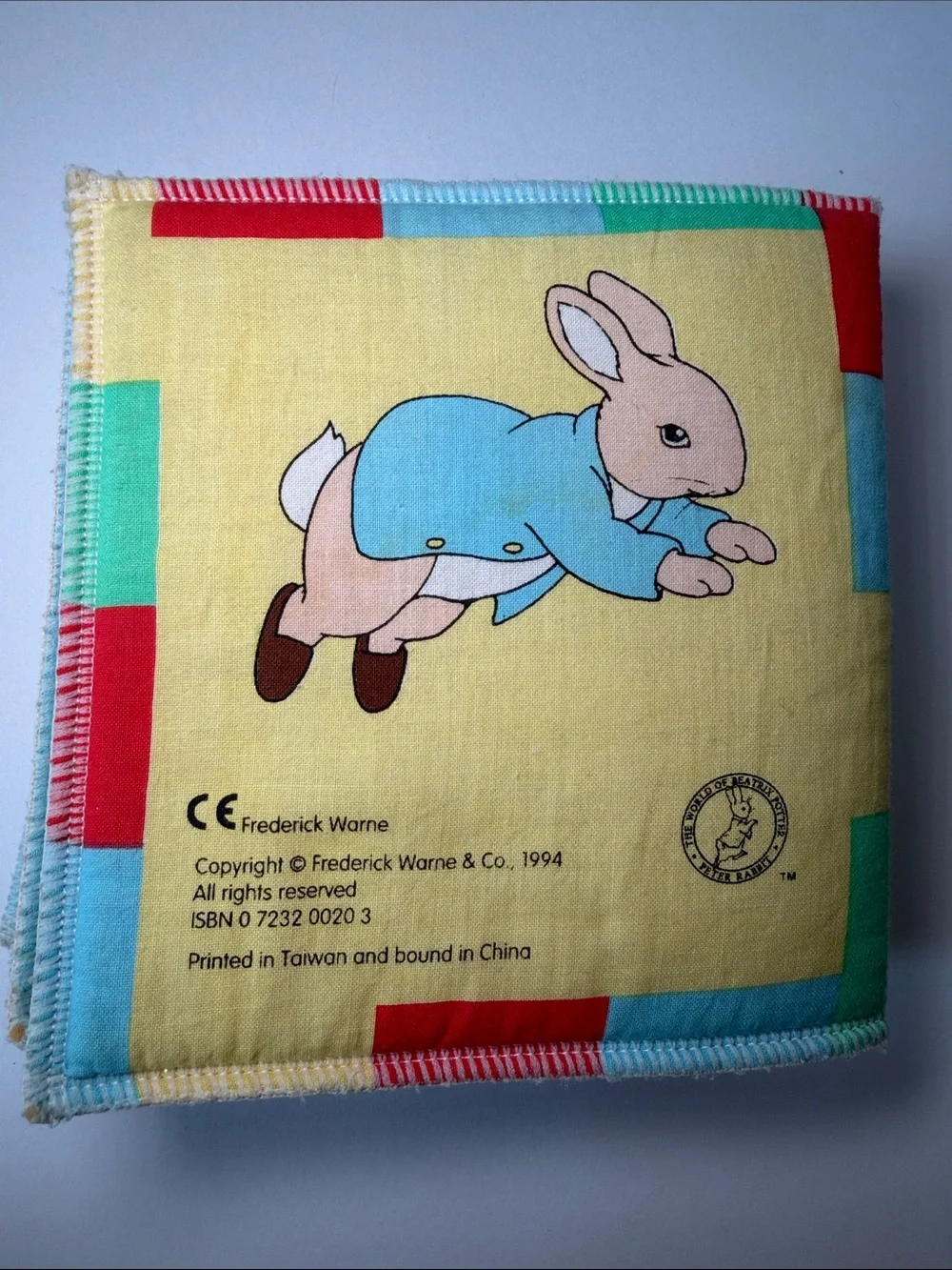 My Peter Rabbit Cloth Book - 1994 Beatrix Potter